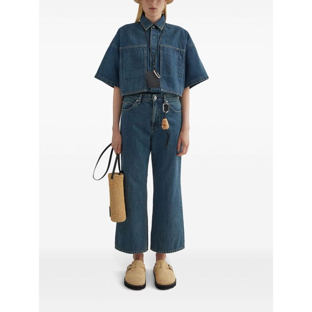 Jil Sander Plus Women's Shirts Blue - Picture 3 of 5